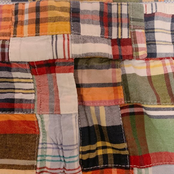 J. Crew patchwork skirt w/ *slight button damage* - Picture 4 of 7